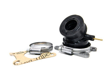 Ansaugstutzen mit Flansch, Dichtung und Schellen