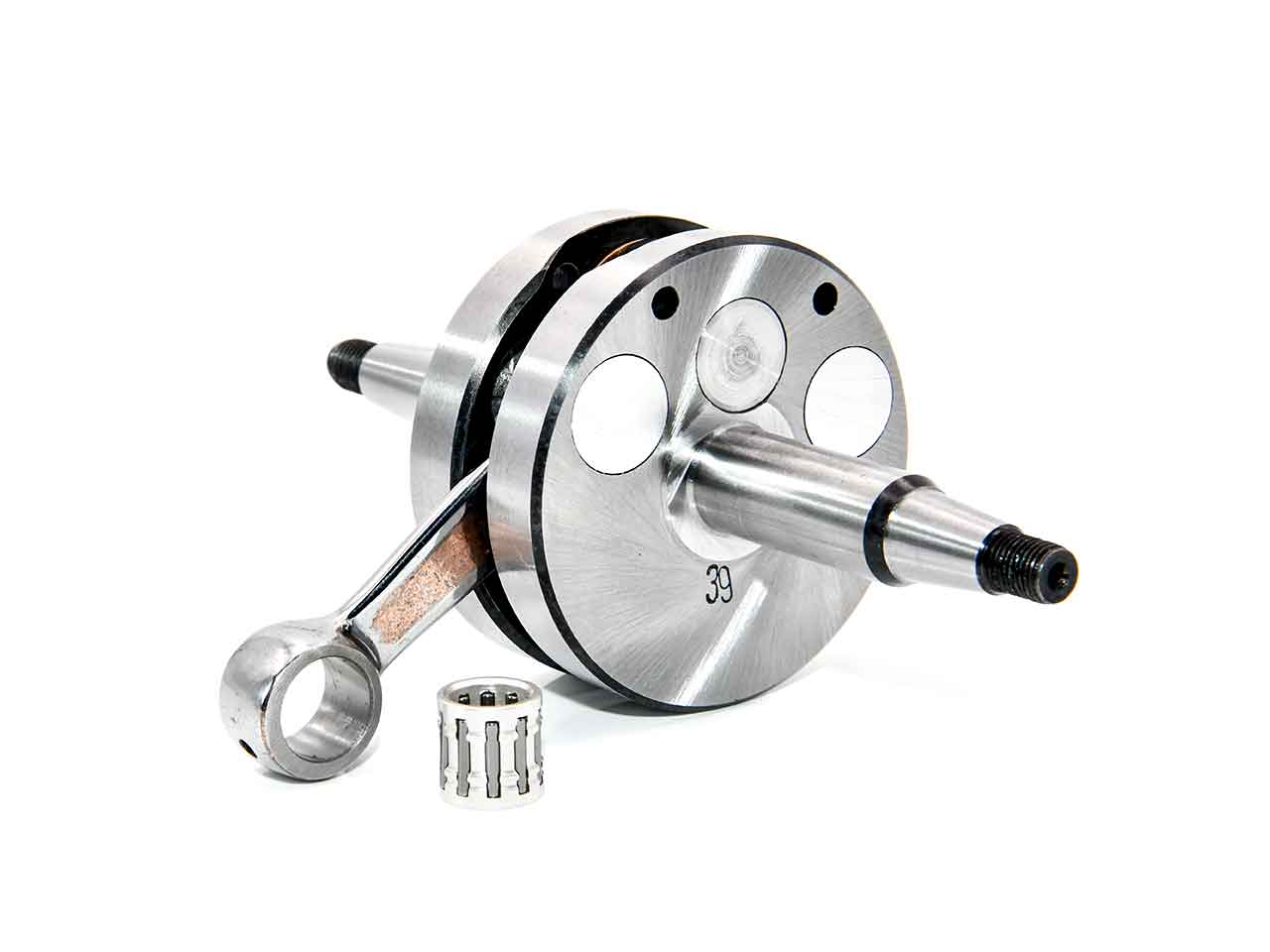 Barikit Competition Kurbelwelle für Minarelli P6 mit Nadellager.