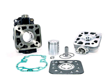 Suzuki RMX Grauguss Zylinder mit 2-Ring Kolben, Dichtungen und Zylinderkopf