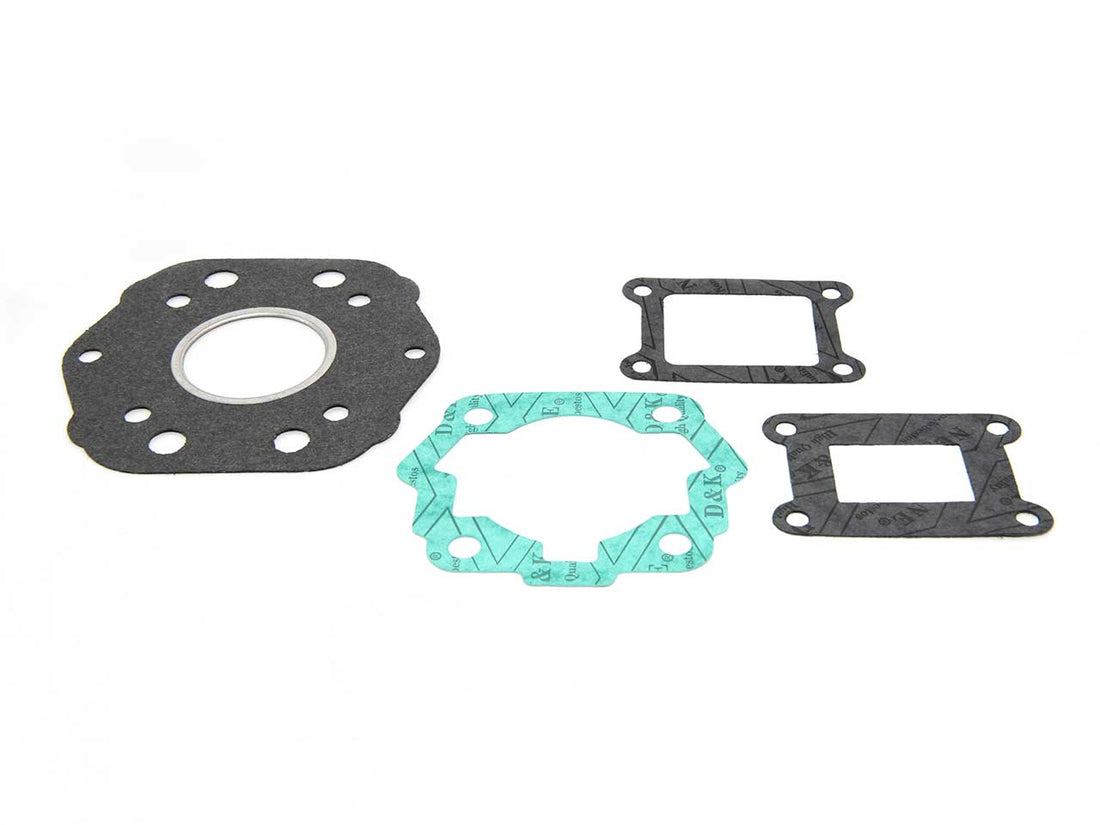 Barikit Zylinderdichtsatz für einen Derbi Moped Motor. Zylinderkopfdichtung, Zylinderfussdichtung und Dichtung für Membran