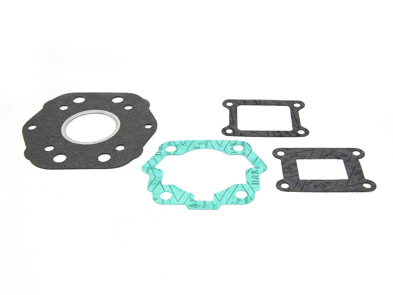 Barikit Zylinderdichtsatz für einen Derbi Moped Motor. Zylinderkopfdichtung, Zylinderfussdichtung und Dichtung für Membran