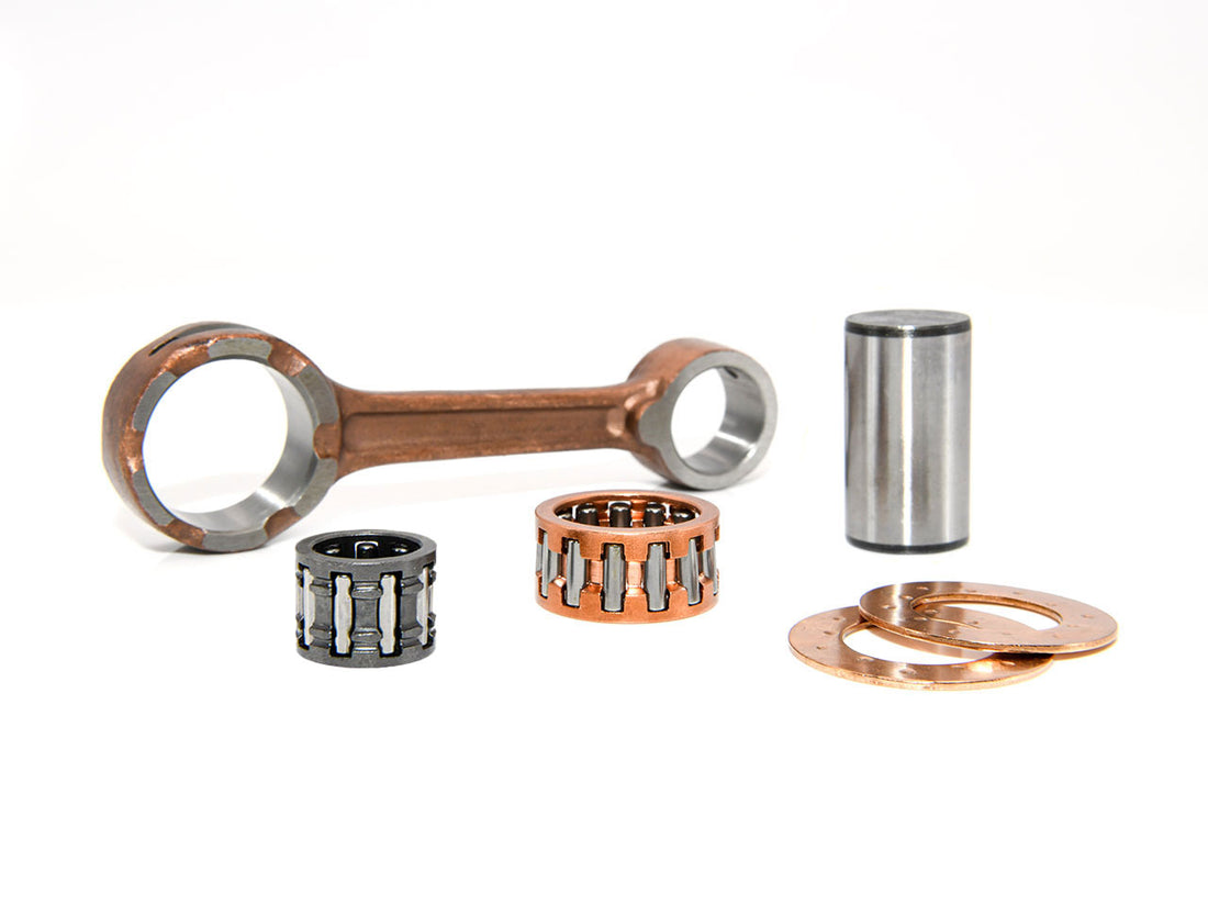 Barikit Pleuel für Honda Dio. Mit Nadellagerkäfig aus Kupfer, Hubzapfen und Anlaufscheiben