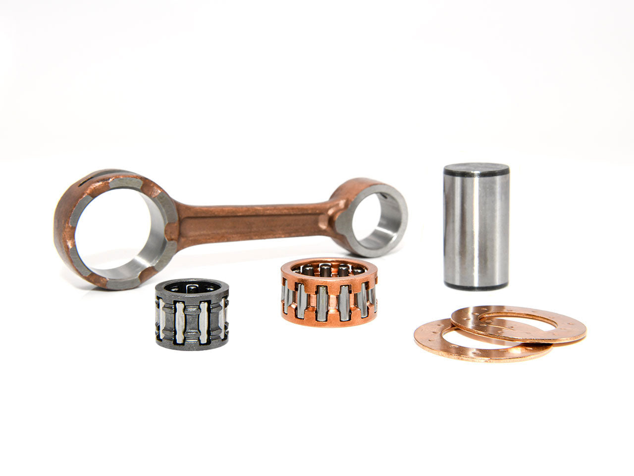 Barikit Pleuel für Honda Dio. Mit Nadellagerkäfig aus Kupfer, Hubzapfen und Anlaufscheiben
