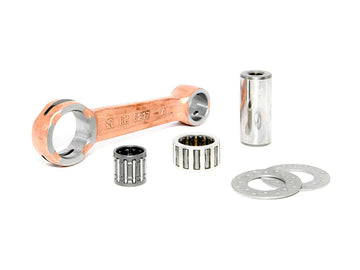 Barikit Pleuel für einen Husqvarna TC 50 Moped Motor. Ein Hubzapfen, zwei Anlaufscheiben sowie 2 Nadellager.