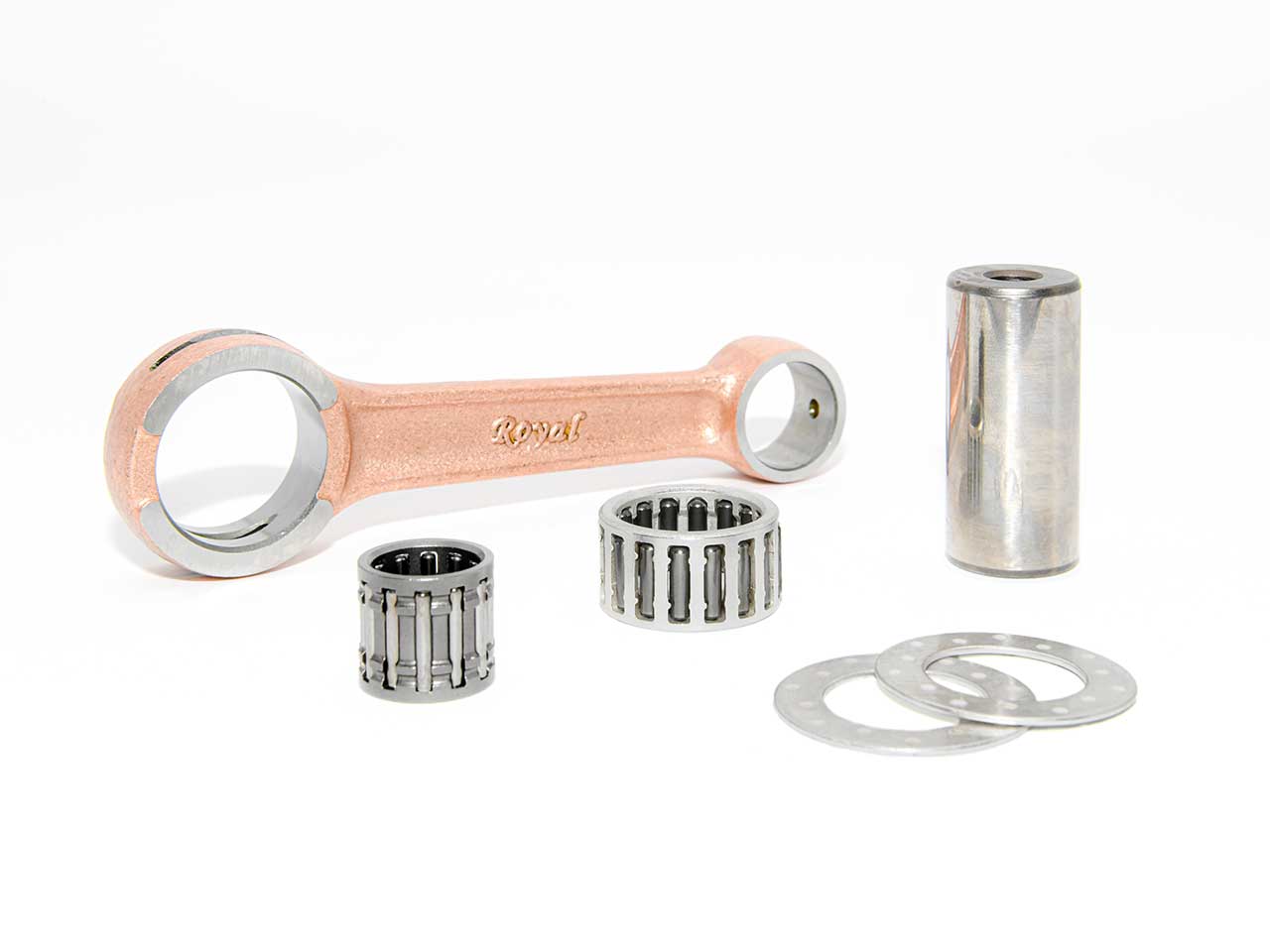 Barikit Pleuel für einen Yamaha YZ 80 Moped Motor. Ein Hubzapfen, zwei Anlaufscheiben sowie 2 Nadellager.