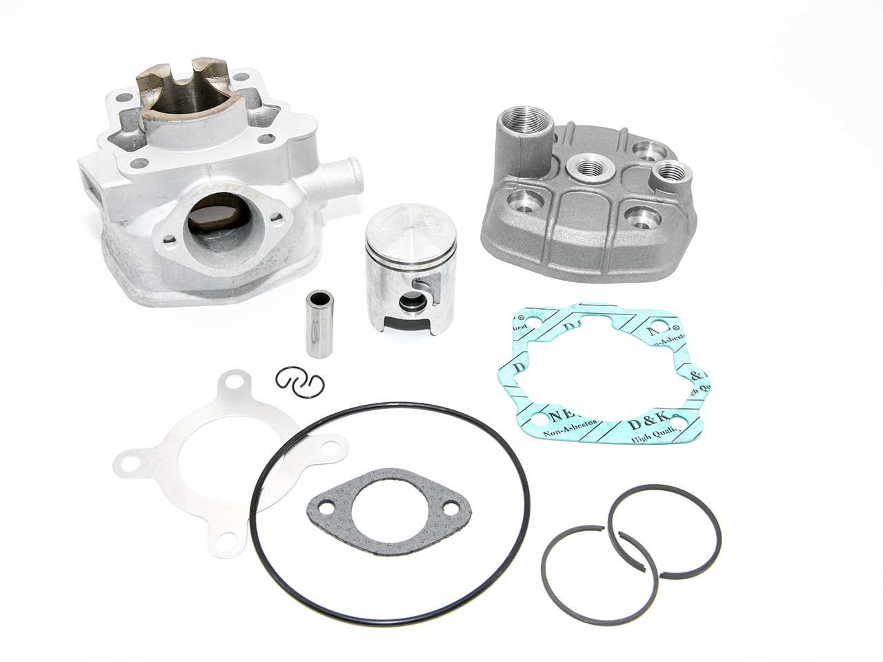 Barikit Tuning Zylinderkit. Zylinder, bluezafir Kolben, blauer Zylinderkopf sowie Dichtungssatz.