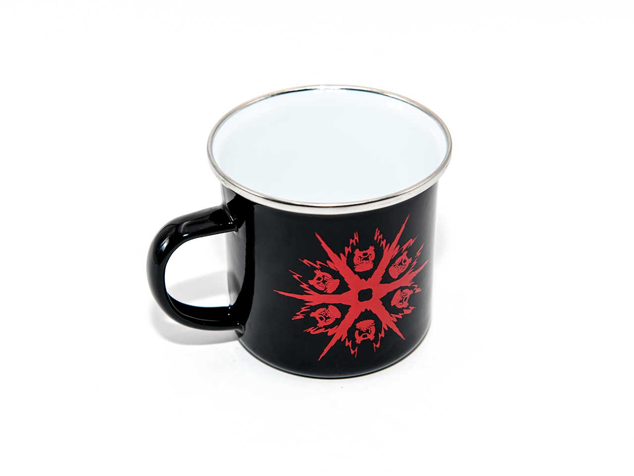 Barikit Emaile Tasse schwarz. 