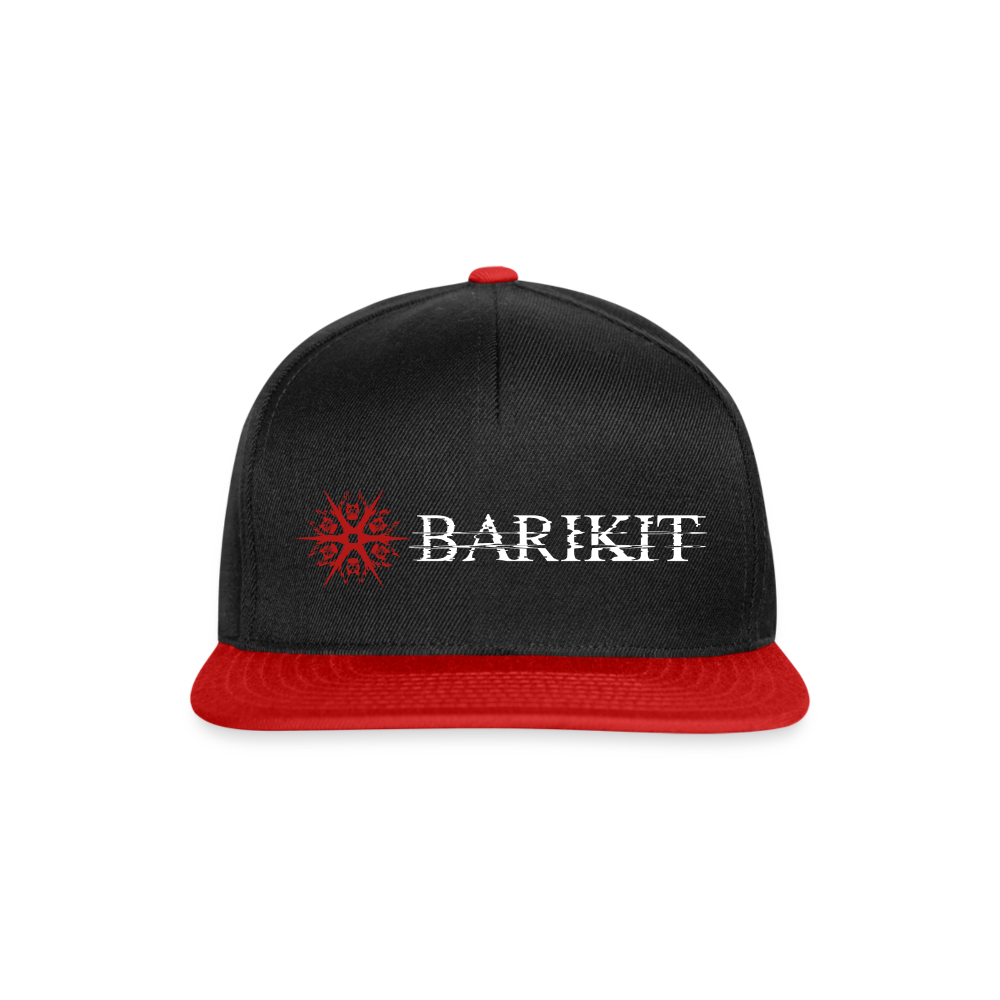 Snapback Cap - Schwarz/Rot