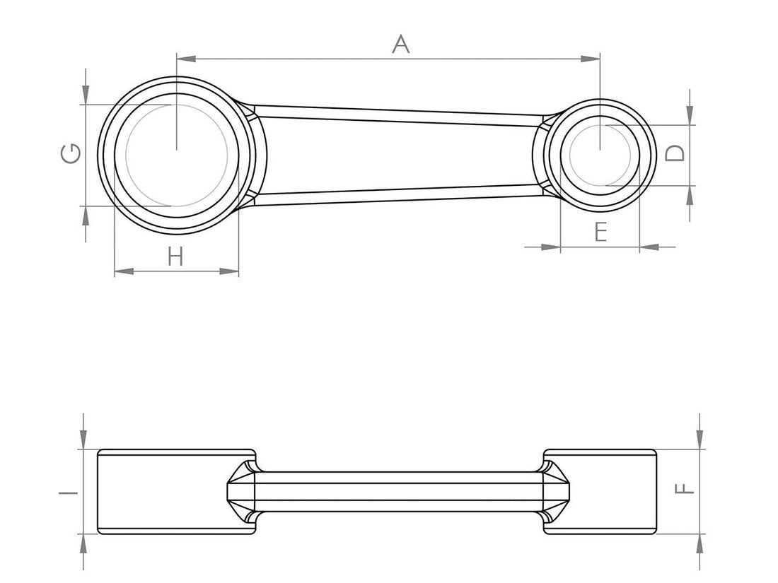 Tuning Pleuel von BRK für Derbi Senda 